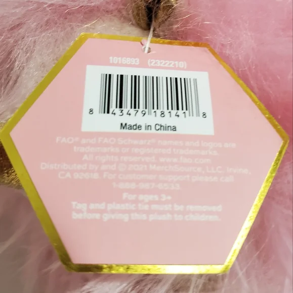 NWT F.A.O Schwarz Sparklers Pink Hedgehog - Picture 6 of 7